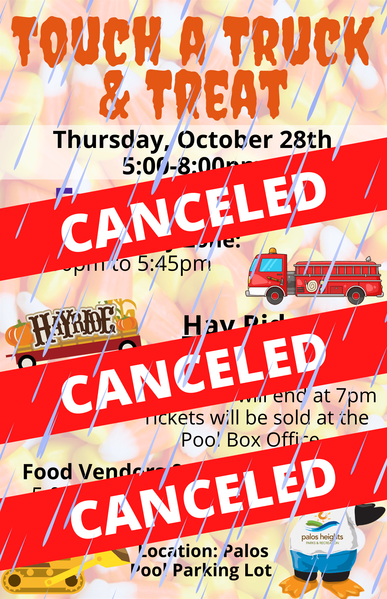 Touch a Truck and Treat CANCELED