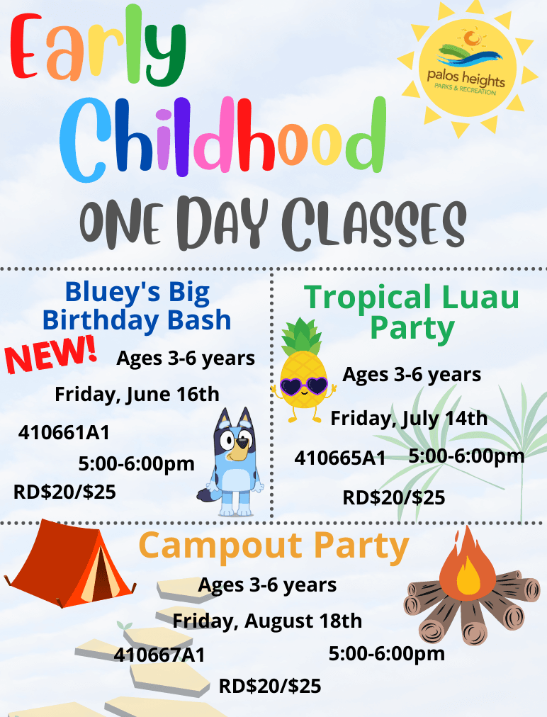 Early Childhood One Day Classes