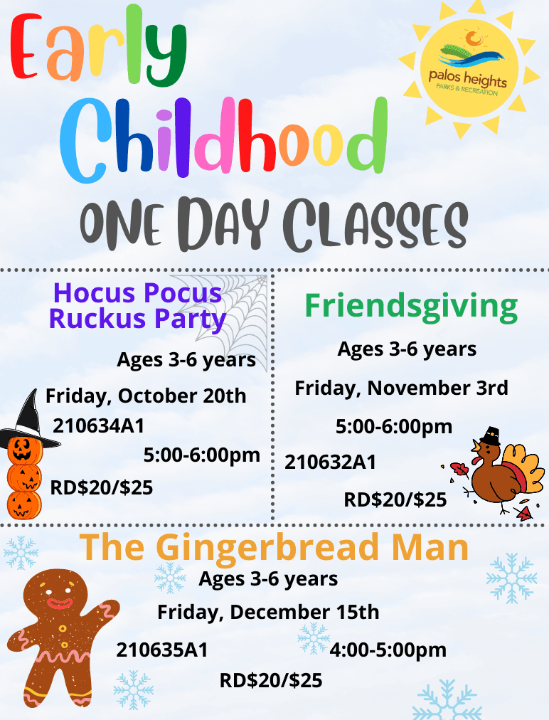 Early Childhood One Day Classes 