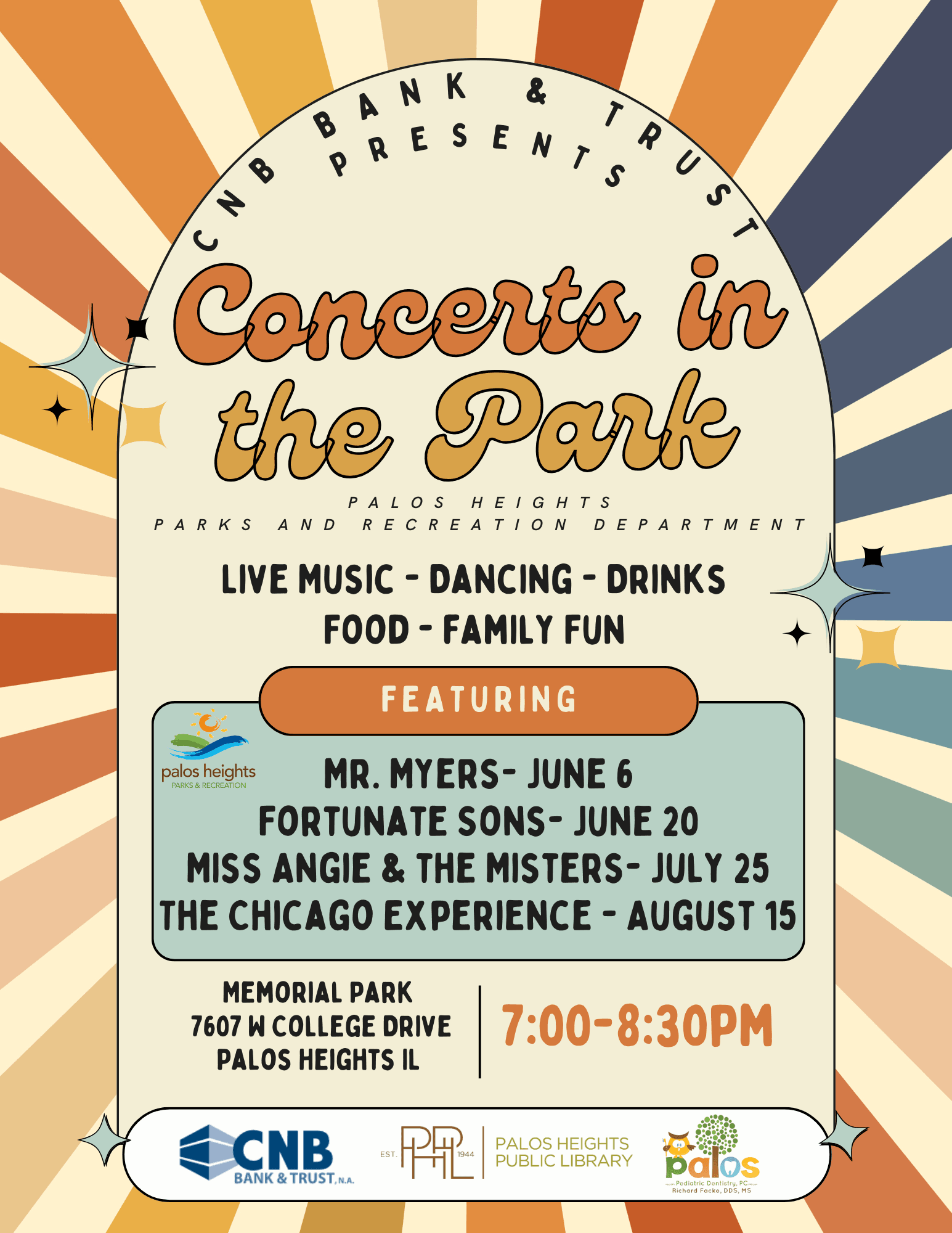 2024 Concerts in the Park Flyer