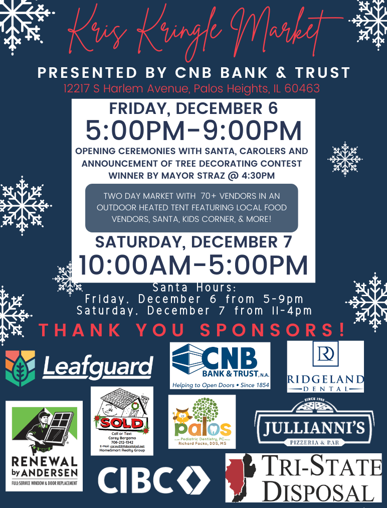 Kris Kringle Market Flyer 2024