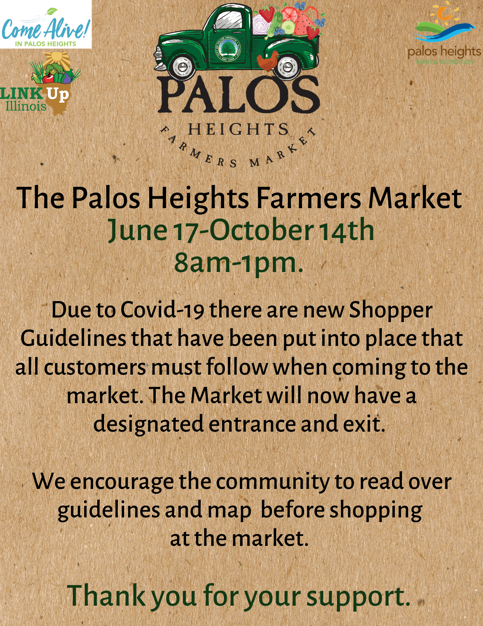 Update FARMERS Market Poster