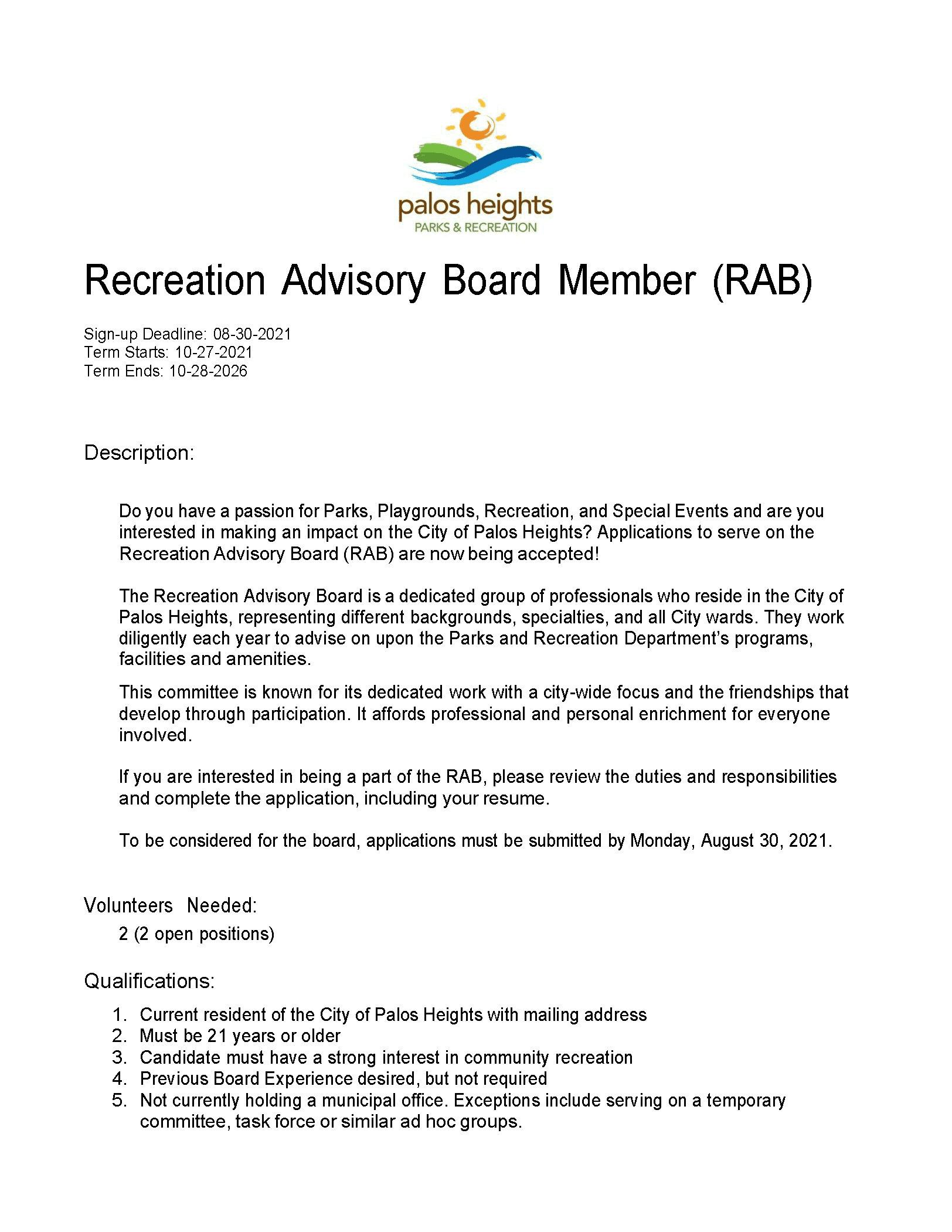RAB New Member Packet_description