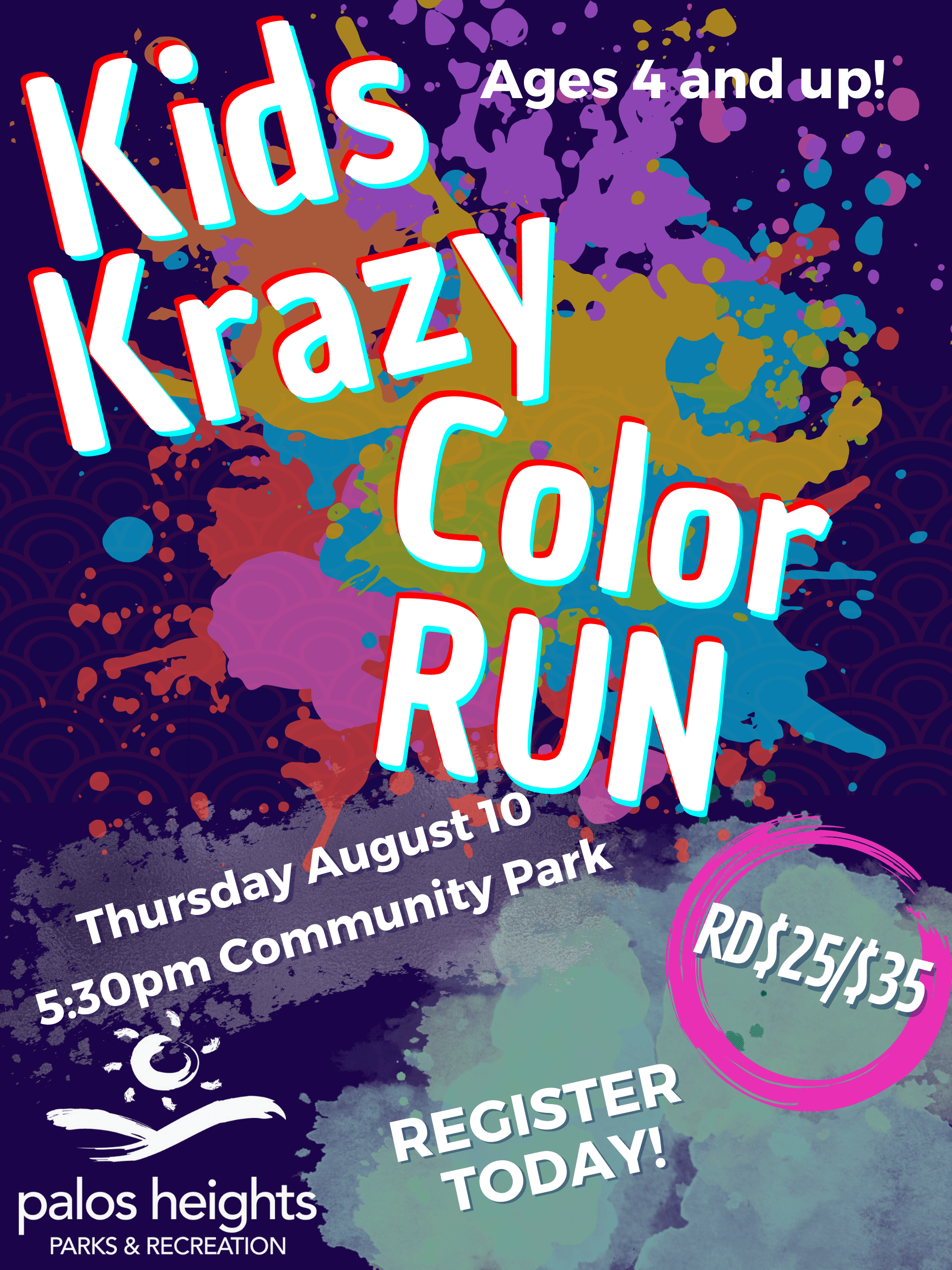 2023 Color Run Poster